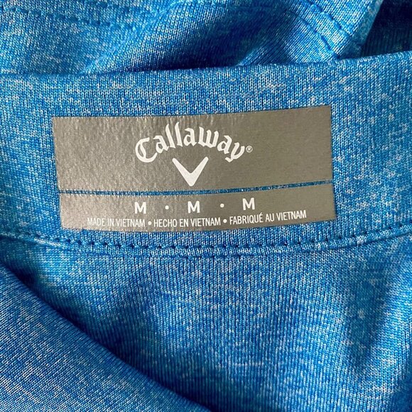 Callaway Women's Quarter Zip Short Sleeve Golf Shirt Opti Dry Size Medium NEW - Picture 8 of 10